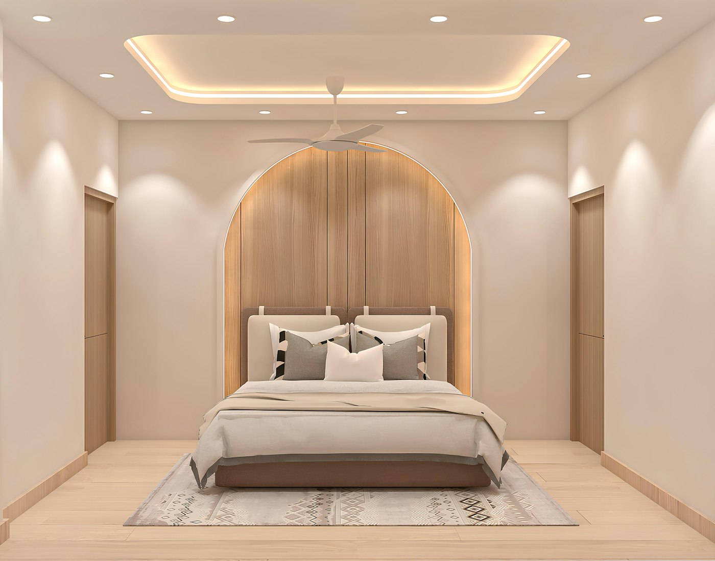 Baluwatar villa master bedroom