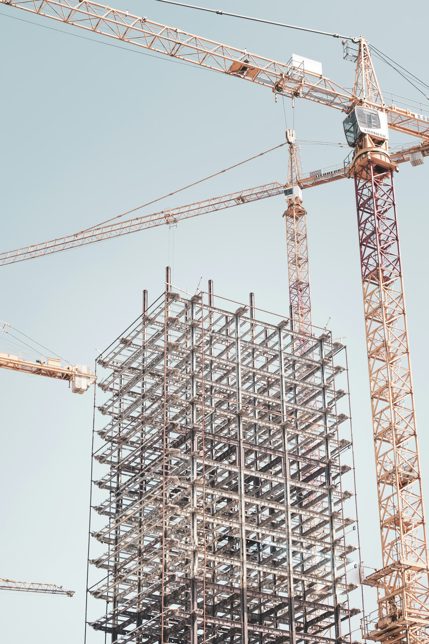 Public hospital building under construction